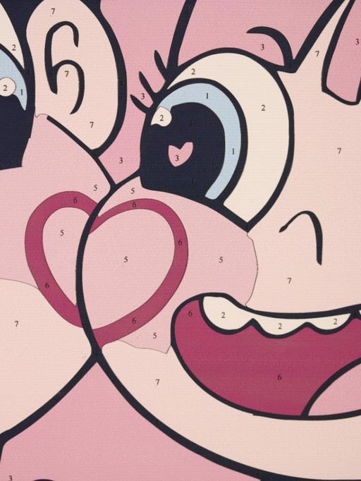 Картина по номерам на подрамнике Draw Me! Love of life, (20*20 см)