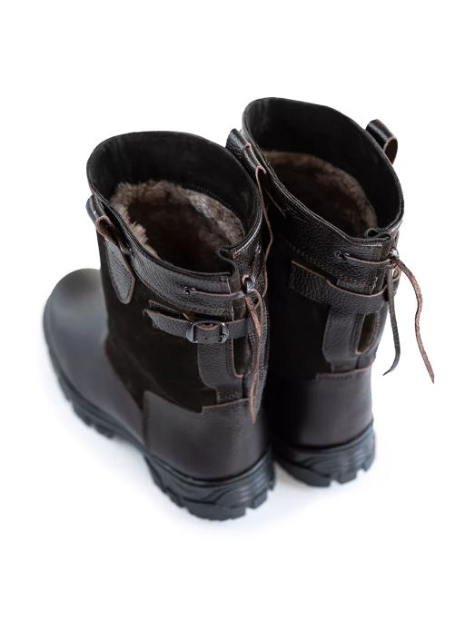 Сапоги мужские Барс, коричневые, на литой подошве