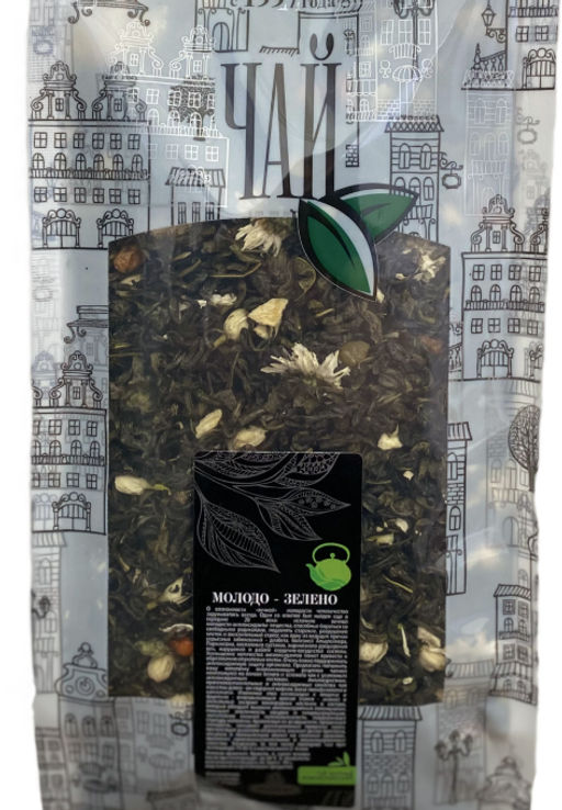 Чай Конунг МОЛОДО ЗЕЛЕНО, 500 гр