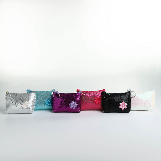 Цена за 2 шт. Кошелёк детский «Блёстки» Выбражулька, маленький, монетница, МИКС