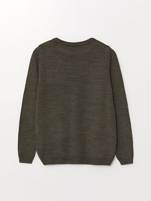 Bisiklet Yaka Basic Uzun Kollu K?z ?ocuk Triko Kazak - Waikiki фото 2