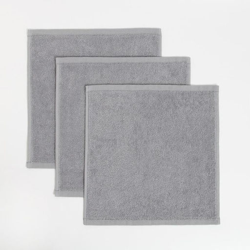 Набор махровых полотенец Family 30х30 см - 3 шт, хлопок 340гр/м2 - Этель фото 2