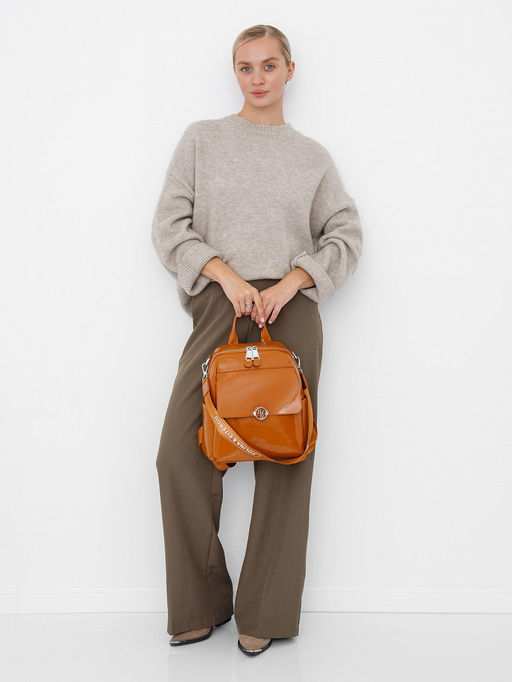 Рюкзак 21023-8 brown Polina&Eiterou