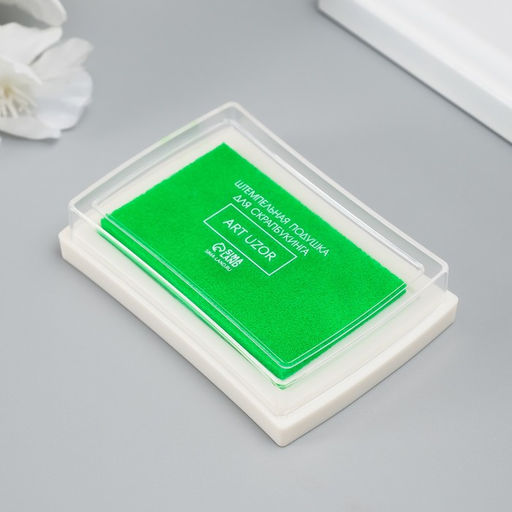 Цена за 2 шт. Штемпельная подушка «Фруктово-зеленый», 7.7×5.2×1.8 см