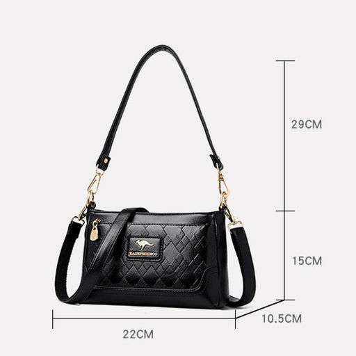 KAIDIFEINIROO Сумка женская с двумя ремнями 8725 фото 17