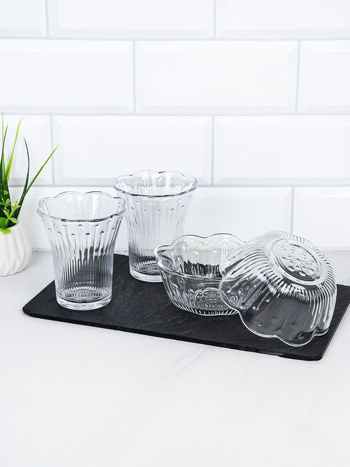 Набор 2 стакана и 2 салатника / 9022 /уп 20/ в подарочной упаковке - ГалеонТрейд фото 2