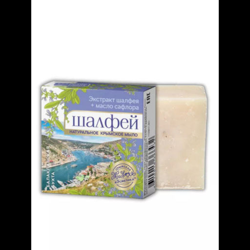 Мыло натуральное крымское Балакславская бухта, шалфей 50 г - Конфитю фото 2