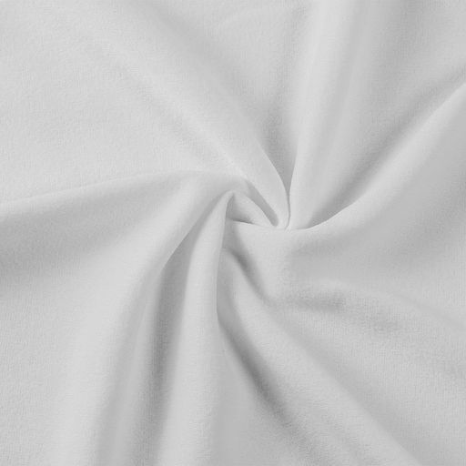 Ткань флис 2-х ст. TBY-0290-F101 290 г/м? 100% ПЭ шир.150см цв.F101 белый уп.2м