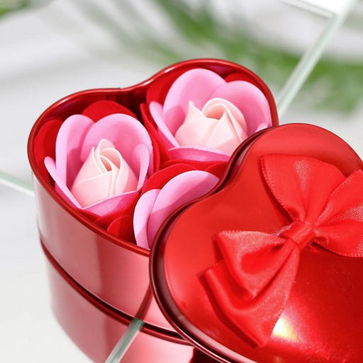 Мыльные розочки, трёхцветные, набор 3 шт. - SB BEAUTY фото 4