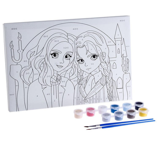 Картина по номерам Лучшие подруги, 20 30 см - Школа талантов фото 3