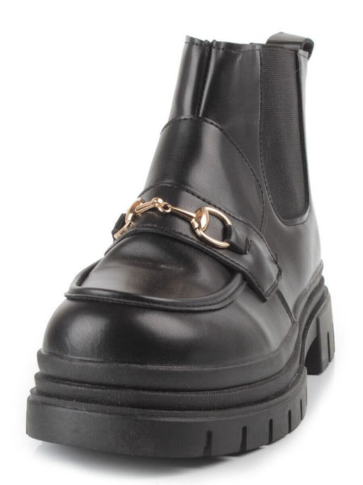 01-FR19-2 BLACK Ботинки демисезонные женские