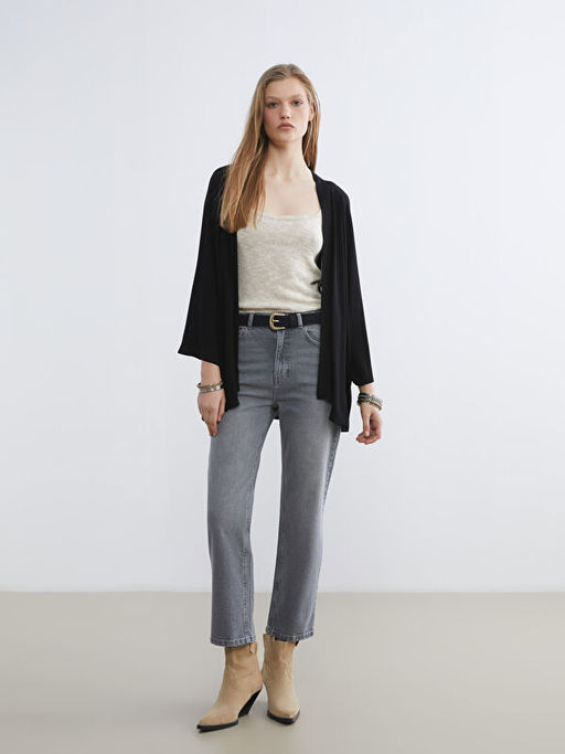 Straight Fit Kad?n Jean Pantolon