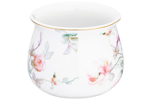 Кружка 250 мл 11,5*8,5*7 см "Певчие птички" бочонок, NEW BONE CHINA