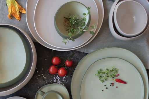 Тарелка обеденная Organica, зелёная, 27 см - Easy life фото 3