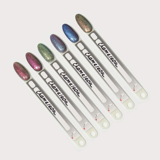 Гель лак для ногтей, Chameleon, 3-х фазный, 8мл, LED/UV, цвет малиновый/зелёный (08) - Queen fair фото 4