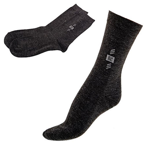 Носки мужские р. 43-48 набор 12 штук с рисунком / M315-2 /уп 20/50/темно-серый 23 февраля