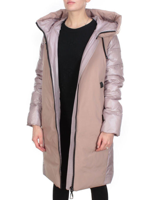 2235 PINK POWDER Пальто женское зимнее AKIDSEFRS (200 гр. холлофайбера) - Fashion фото 7