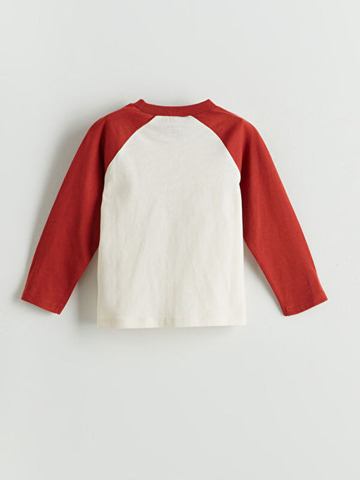 Bisiklet Yaka Bask?l? Erkek Bebek Pijama Tak?m