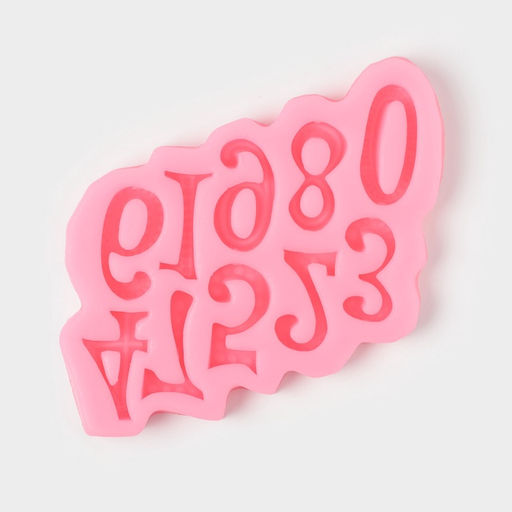 Молд для заливки Цифры 2026, силикон, 15?10 см, МИКС