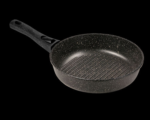 Сковорода гриль 260/70мм со съемной ручкой без крышки сг2612аг