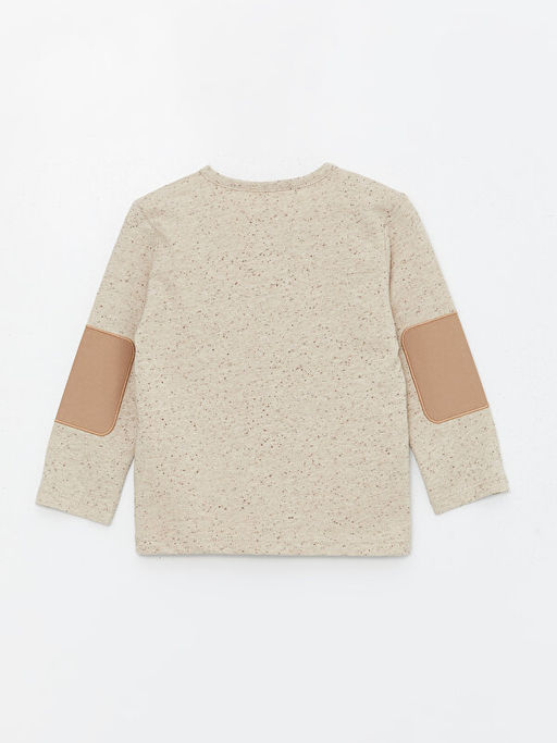 Bisiklet Yaka Uzun Kollu Erkek Bebek Ti??rt - Waikiki фото 2