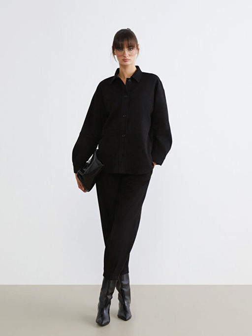 Oversize Kad?n S?et G?r?n?ml? G?mlek