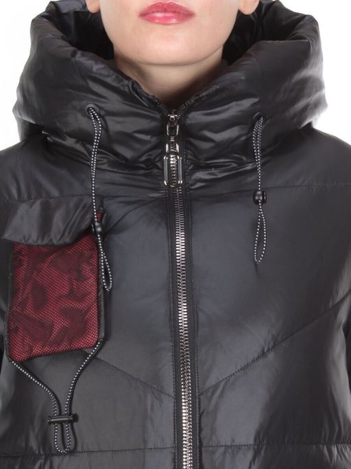 8912 BLACK Куртка зимняя женская CORUSKY (200 гр. холлофайбера) - Fashion фото 10
