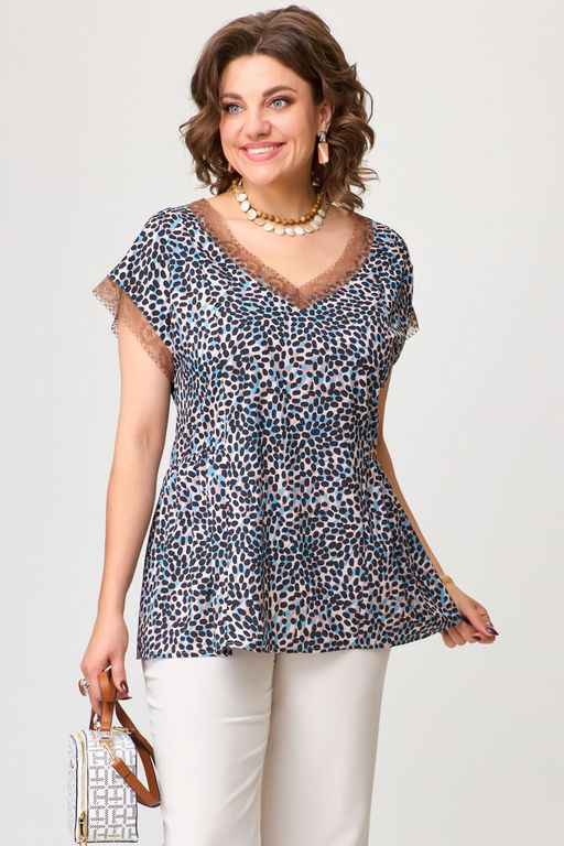 Платье FITA 1193 кофейный  фото 46