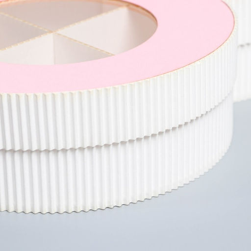 Коробка подарочная, кондитерская упаковка 8 марта розовая, 22?16?5 см