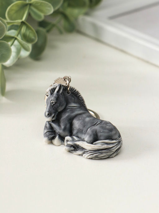 Брелок для ключей на кольце Лошадь, 3.5 см