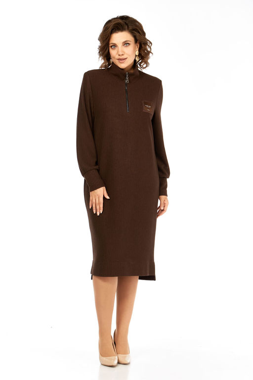 Платье Элль стиль 2440 шоколад  фото 6