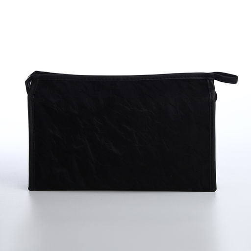 Косметичка на молнии, треугольная, большая, I love, чёрная - Simaland фото 2