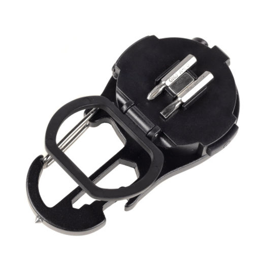 Фонарь мультитул тактический COMIRON TACTIC корпус CNC алюминий T6, IPX5; свет 20xCOB аккум 500 mAh USB Type-C отвёртки, гаечный ключ карабин /уп 120/ - Галеонтрейд фото 5