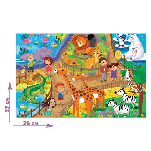 Пазл Прогулка по зоопарку, 60 элементов - Puzzle time фото 2