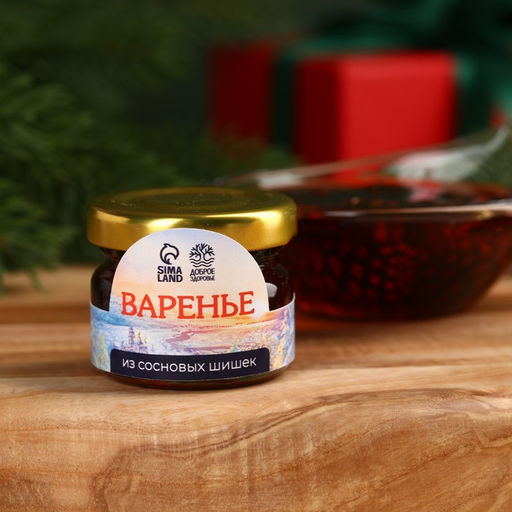Подарочный набор Ангел: сбор трав 20 г., безалкогольный бальзам 100 мл., варенье из сосновых шишек 20 г. - Доброе здоровье фото 3