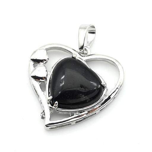 Кулон Сердце 27*27мм с содалитом - Радуга камня фото 3