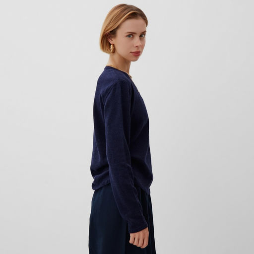 Джемпер женский MINAKU: Knitwear collection, синий, размер 42-44