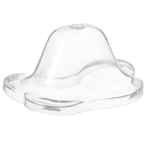 Соска - пустышка силиконовая классическая M&B, от 0 мес., с колпачком, персиковый