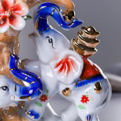 Статуэтка Слоны у денежного дерева 25 см / W252 /уп 24/ - Галеонтрейд фото 3