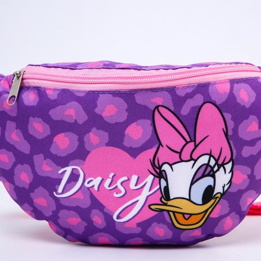 Сумка на пояс детская Дейзи, сиренево-розовая, 25×6×13