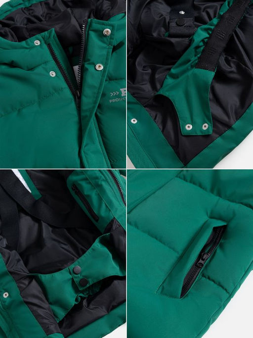 ACOOLA / Куртка детская для мальчиков Dardu изумрудный  фото 7
