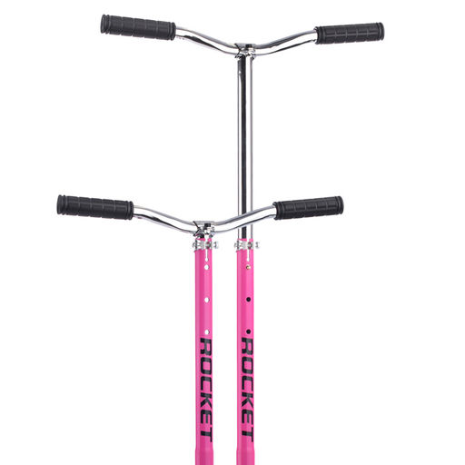 Самокат 2-х колесный ROCKET,колеса PU/ 200 мм,ABEC 7, розовый