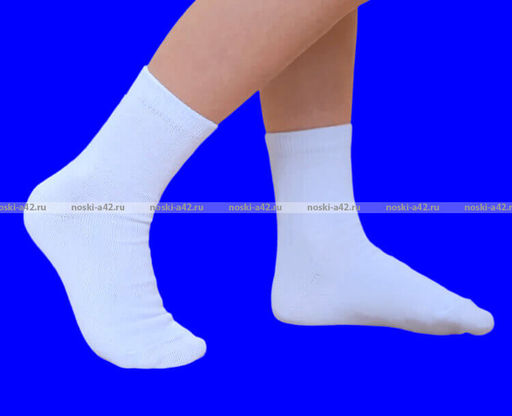 Цена за 12 пар. Носки детские белые универсальные (мальчик-девочка)
