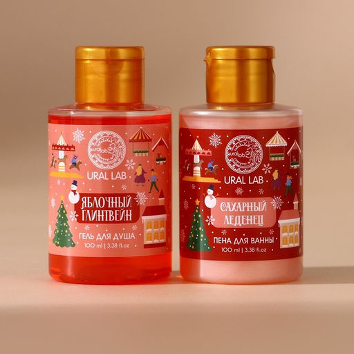 Подарочный набор Городские истории, гель для душа и пена для ванны, 2?100 мл, URAL LAB