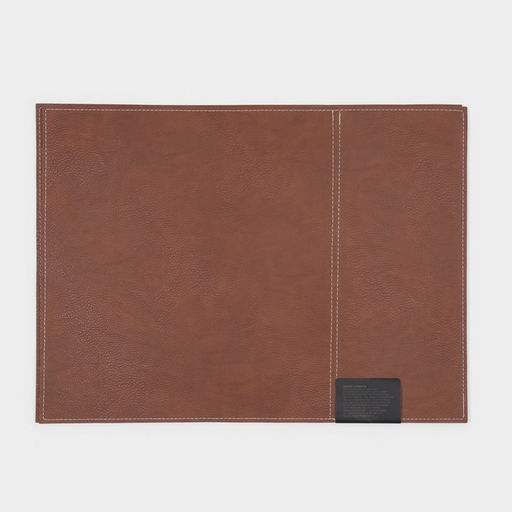 Салфетки под горячее Magistro, 2 шт., двухсторонние, экокожа, хлопок, 47.5×35.5 см