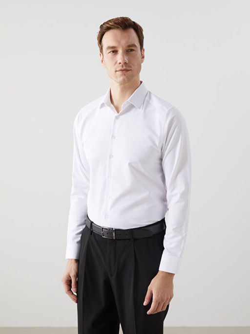 Slim Fit Uzun Kollu Arm?rl? Erkek G?mlek