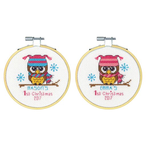 Набор для вышивания DIMENSIONS 70-08965 Первое рождество 10 x 10 см