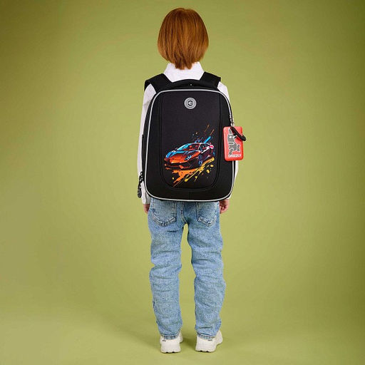 RAf-593-3 Рюкзак школьный с картхолдером на держателе