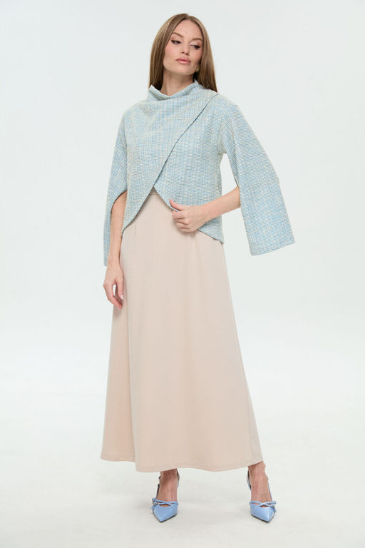 Джемпер NIKVA н1016-4 небесный  фото 3