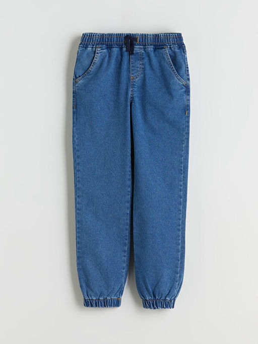 Beli Lastikli Erkek ?ocuk Jean Pantolon